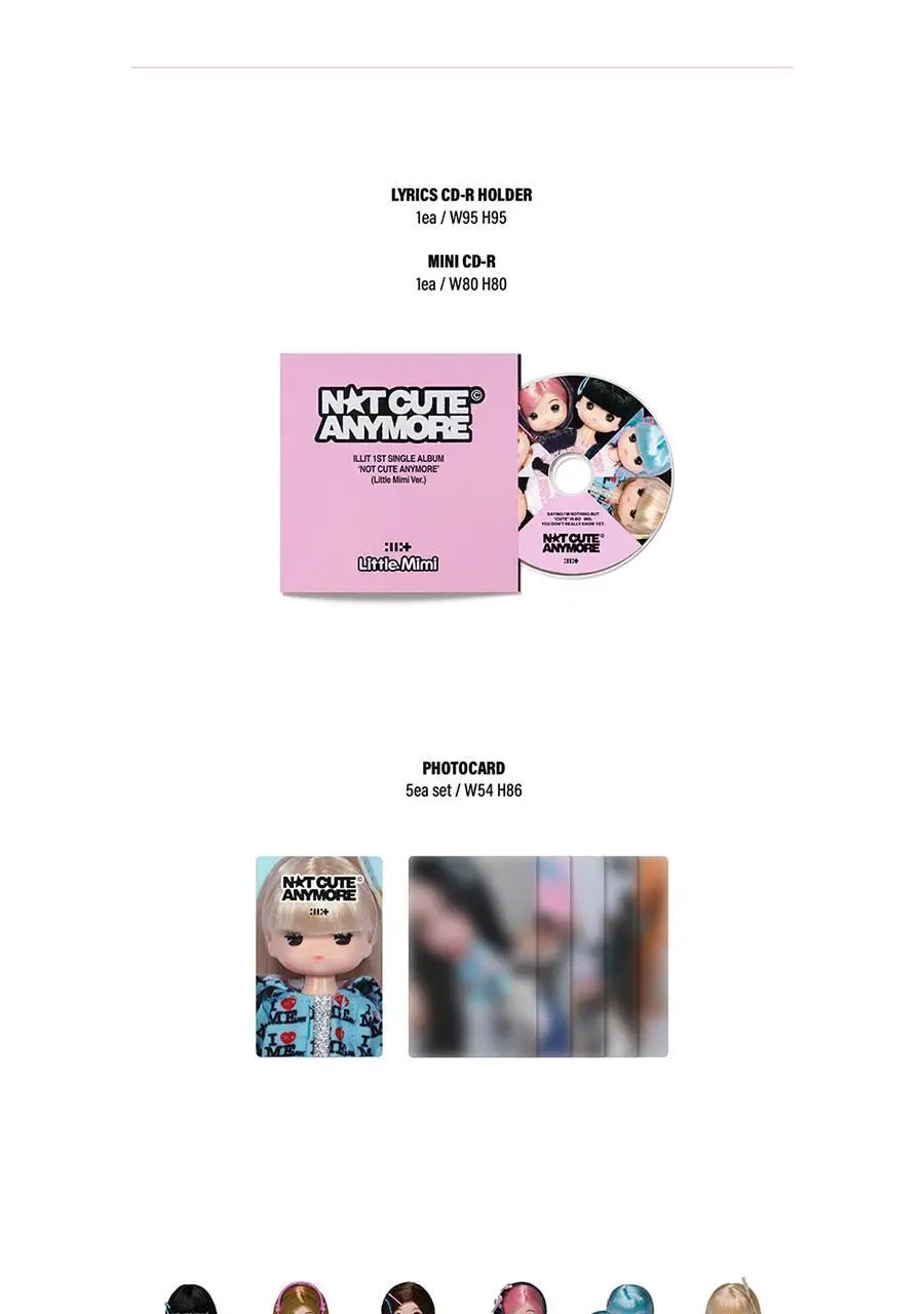 아일릿(ILLIT) - 1st Single Album [NOT CUTE ANYMORE] Little Mimi Ver. 상세페이지 7